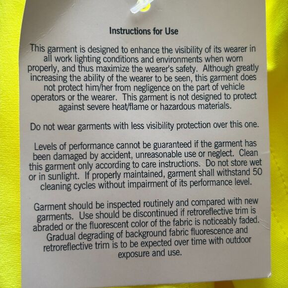 Lands End Delta Airlines Uniform Polo Shirt Reflective Crew Work Yellow XL G313 - Picture 9 of 10